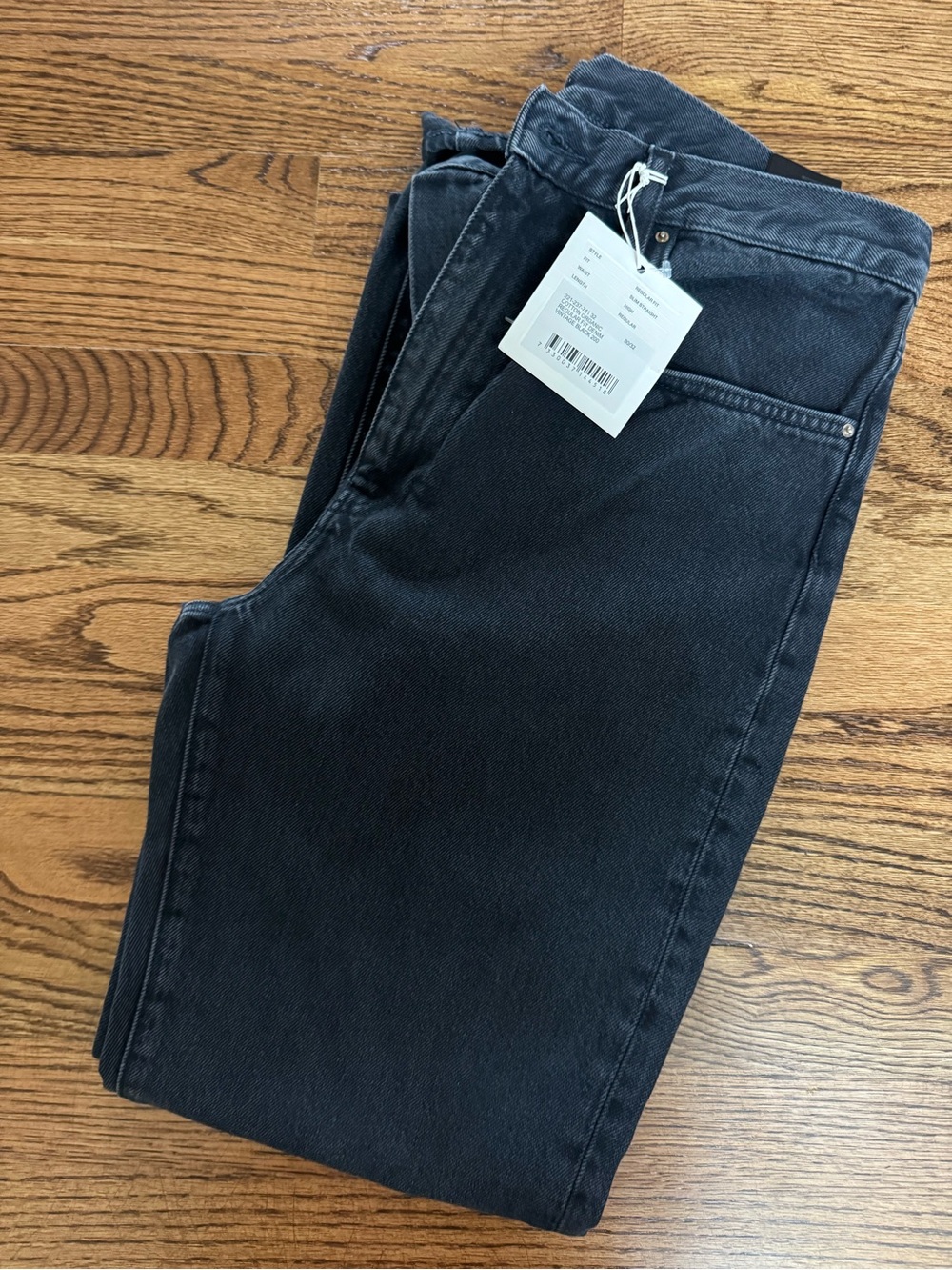 Toteme organic cotton regular fit jeans with tags size 30